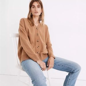 Madewell Cardigan made with Recycled Cashmere, Small